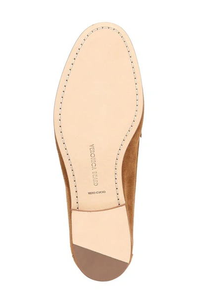 Veronica Beard Suede Coin Penny Loafers In Hazelwood