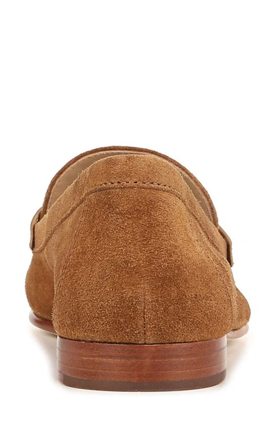 Veronica Beard Suede Coin Penny Loafers In Hazelwood