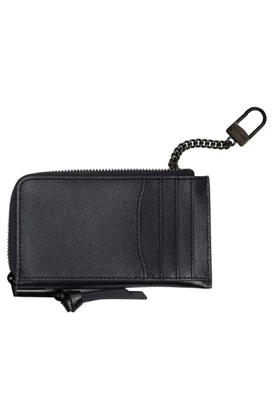 Marc Jacobs The Utility Snapshot Top Zip Card Case In Black