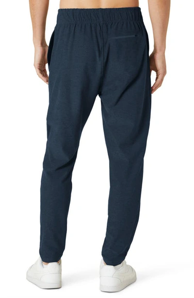 Shop Beyond Yoga Take It Easy Athletic Pants In Nocturnal Navy