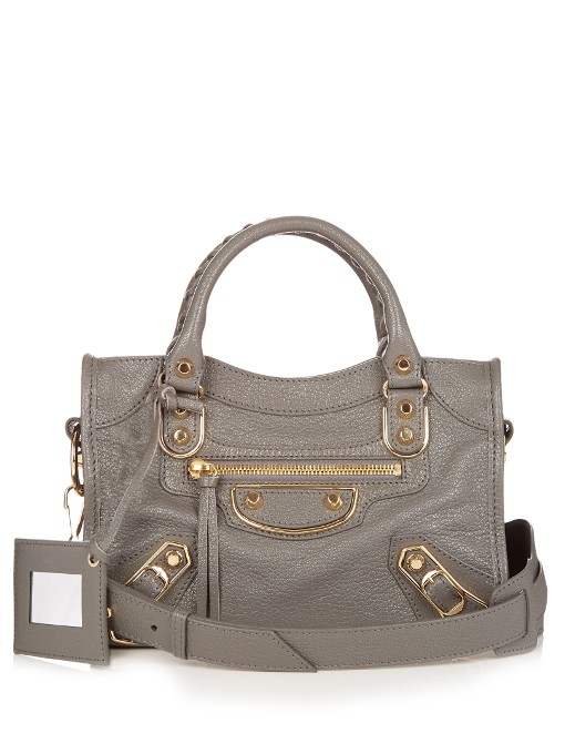 balenciaga city mini grey
