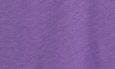 Shop Jared Lang Cotton Crewneck Tee In Purple