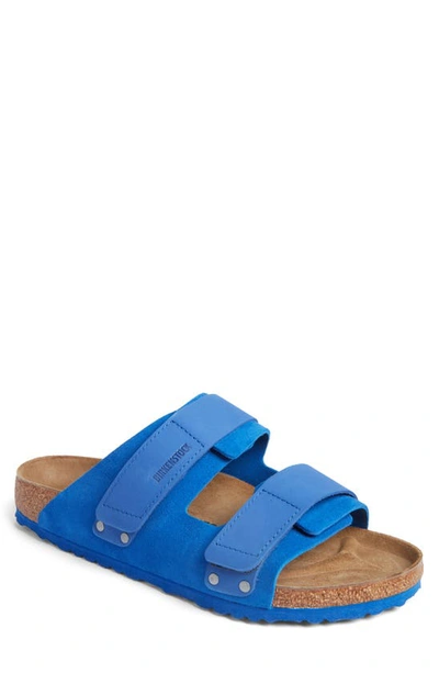 Shop Birkenstock Uji Slide Sandal In Ultra Blue