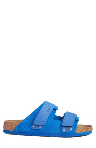Shop Birkenstock Uji Slide Sandal In Ultra Blue
