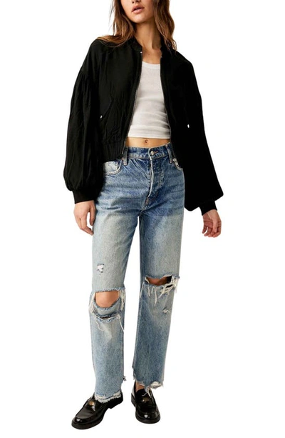 Shop Free People On Pointe Bomber Jacket In Black