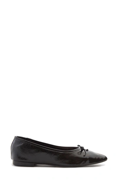 Shop Schutz Arissa Square Toe Ballet Flat In Black