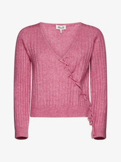 Shop Baum Und Pferdgarten Chelsie Alpaca-blend Sweater In Chateau Rose