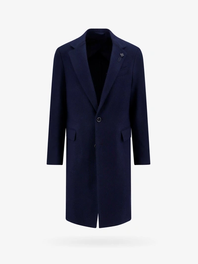 Shop Lardini Coat In Blue