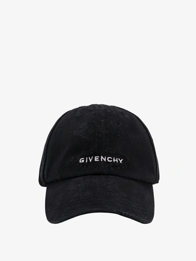 Shop Givenchy Curved Cap In Black
