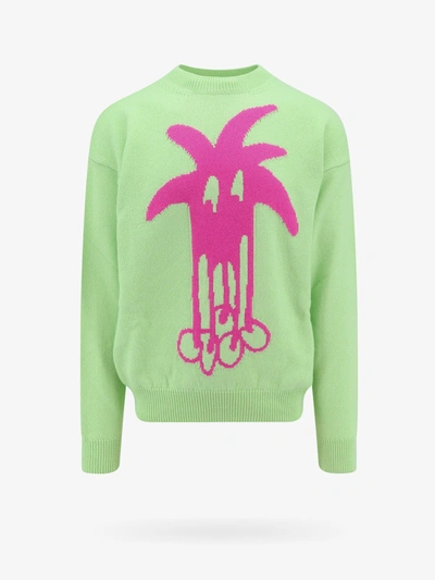 Shop Palm Angels Sweater In Green