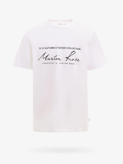 Shop Martine Rose T-shirt In White