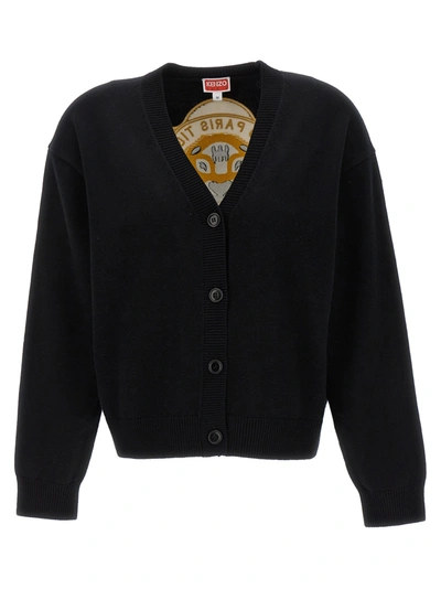 Shop Kenzo Tiger Academy Sweater, Cardigans Black