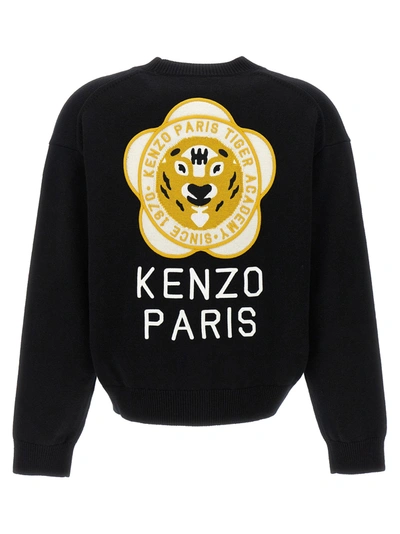 Shop Kenzo Tiger Academy Sweater, Cardigans Black