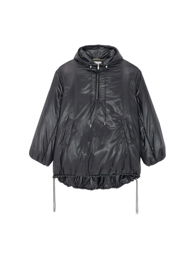 Shop Saint Laurent Cassandre Jacket In Nylon In Black