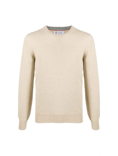 Shop Brunello Cucinelli Cashmere Sweater In A Brown