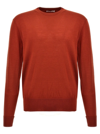 Shop Pt Torino Merino Wool Sweater Sweater, Cardigans In Red