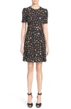 ALEXANDER MCQUEEN 'Obsession' Print Crepe Dress