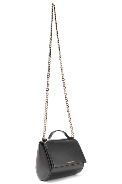 Givenchy Pandora Box Shoulder Bag In Black Leather
