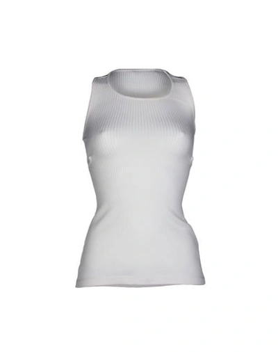 Alexander Wang T Tank Top In Ivory