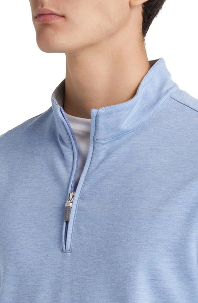 Shop Mizzen + Main Proflex Performance Quarter Zip Pullover In Blue