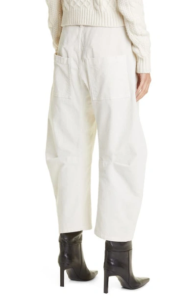 Shop Nili Lotan Shon Corduroy Pants In Winter White