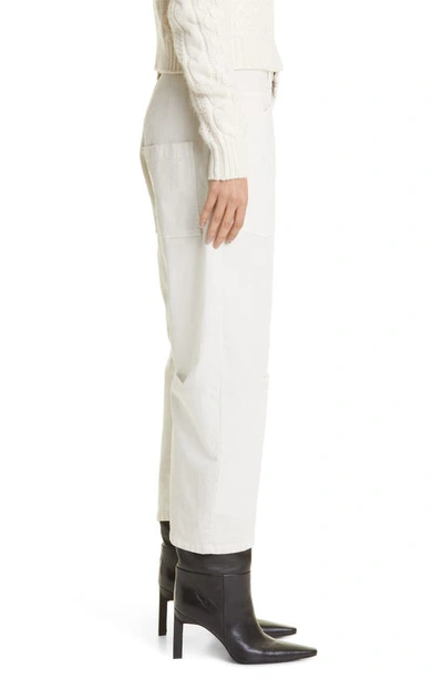 Shop Nili Lotan Shon Corduroy Pants In Winter White