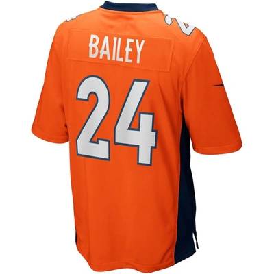 Shop Nike Champ Bailey Orange Denver Broncos Game Retired Player Jersey
