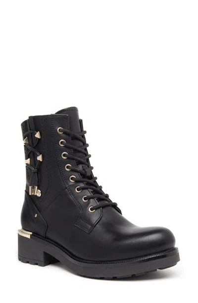 Shop Nerogiardini Moto Bootie In Black