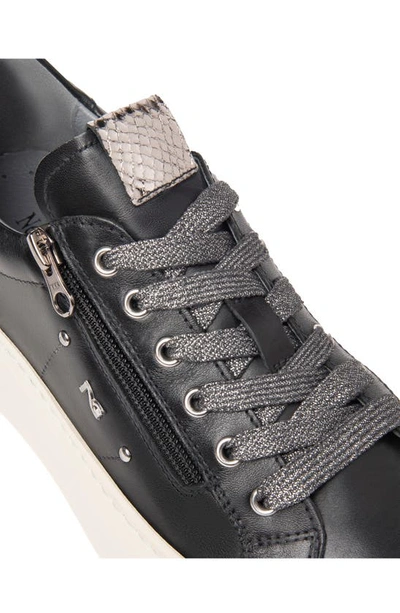 Nerogiardini Platform Wedge Sneaker In Black