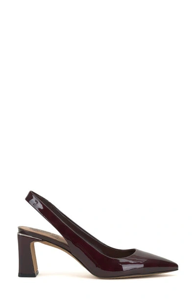 Shop Vince Camuto Hamden Pointed Toe Slingback Pump In Petitie Syrah