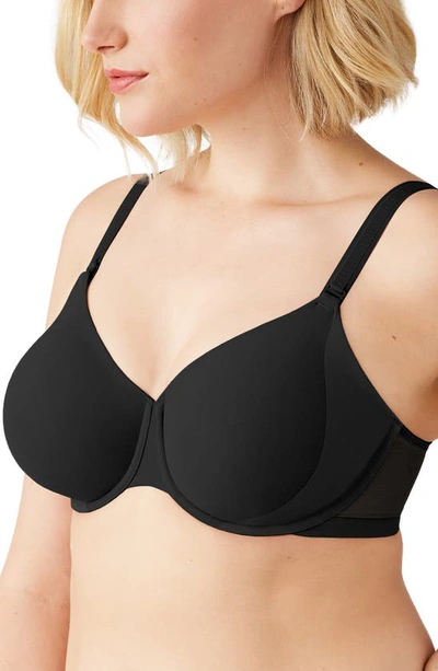 Wacoal Go Anywear Underwire Convertible Contour Bra In Black