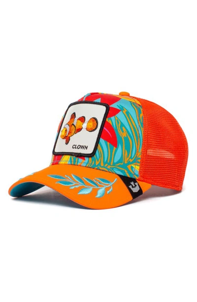 Shop Goorin Bros Public Anemone Trucker Hat In Orange