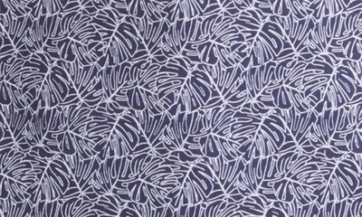 Bugatchi Ooohcotton® Print Quarter Zip Pullover In Navy