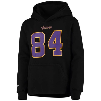 Randy Moss Minnesota Vikings Mitchell & Ness Youth Retired Player Name &  Number Fleece Pullover Hoodie - Black