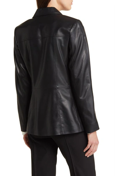 Shop Kobi Halperin Benji Faux Leather Jacket In Black