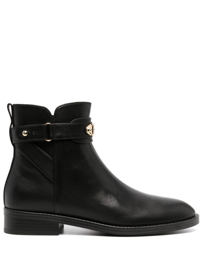 Shop Michael Michael Kors Darcy 35mm Leather Boots In Black