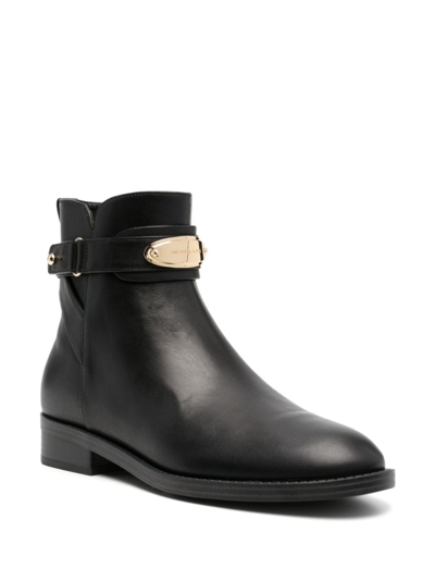 Shop Michael Michael Kors Darcy 35mm Leather Boots In Black