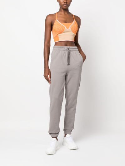 Shop Adidas By Stella Mccartney Truestrength Seamless Sports Bra In Orange