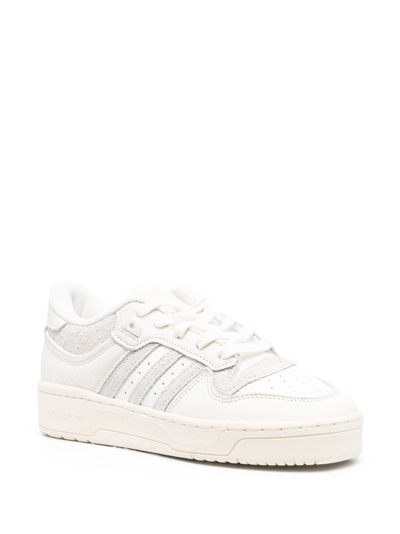 Shop Adidas Originals Rivalry Lace-up Sneakers In White