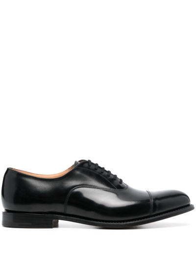 Shop Church's Lace-up Leather Derby Shoes In Foaab Black