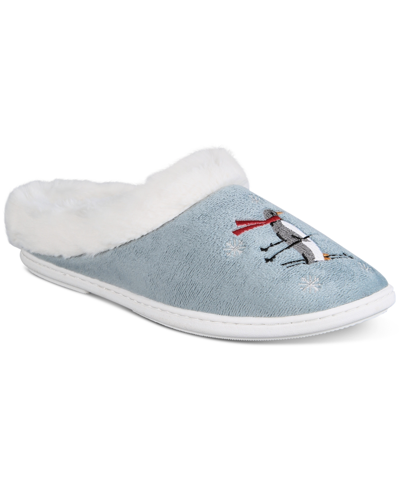 Charter Club Women s Holiday Boxed Hoodback Slippers Created For Macy s In Penguin ModeSens