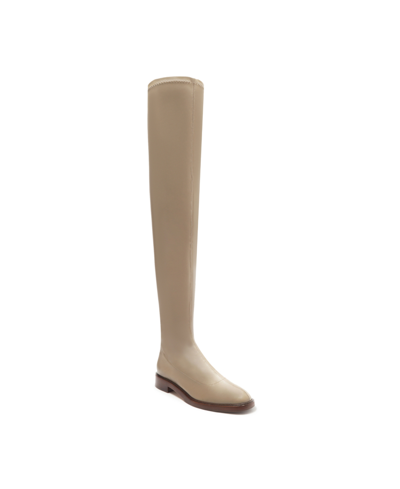 Shop Schutz Women's Kaolin Over-the-knee Flat Boots In Brown