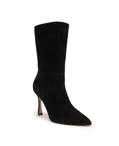 Shop Arezzo Women's Cleo Stiletto Boots In Black
