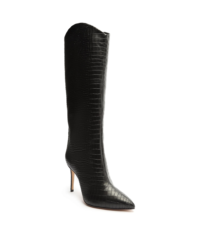 Shop Schutz Women's Maryana High Stiletto Boots In Black