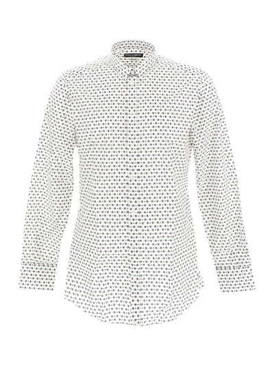 Shop Dolce & Gabbana Logo Motif Shirt In White