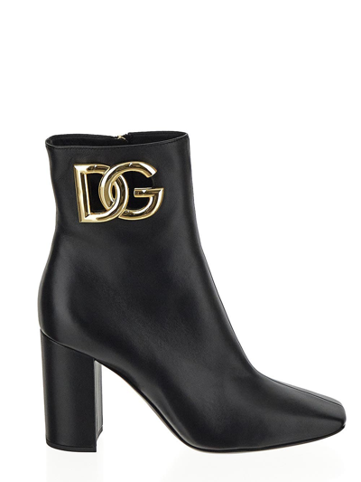 Shop Dolce & Gabbana Dg Ankle Boots In Black