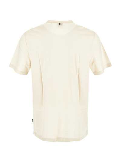 Shop Hugo Boss Cotton T-shirt In Beige