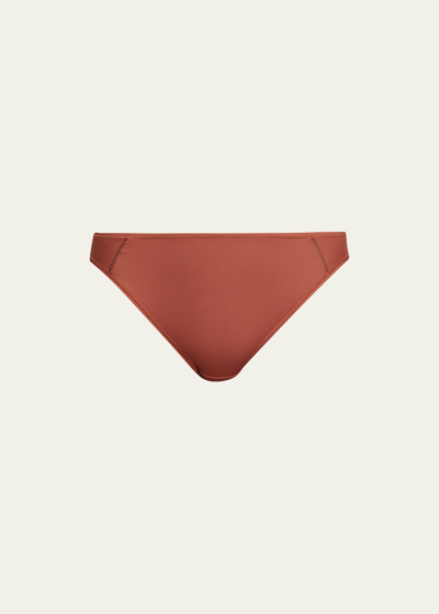 Shop Eres Enora Soyeuse Thin Recycled Jersey Briefs In Poudre De Soleil
