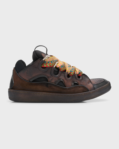 Lanvin Curb Chunky Sneakers In Black
