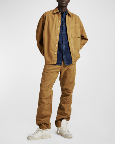 Shop G-star Raw Men's 5620 Regular Straight-leg Jeans, Brown In Rainbow Tobacco G